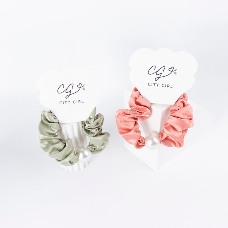 COLITAS SCRUNCHIES CON PERLA