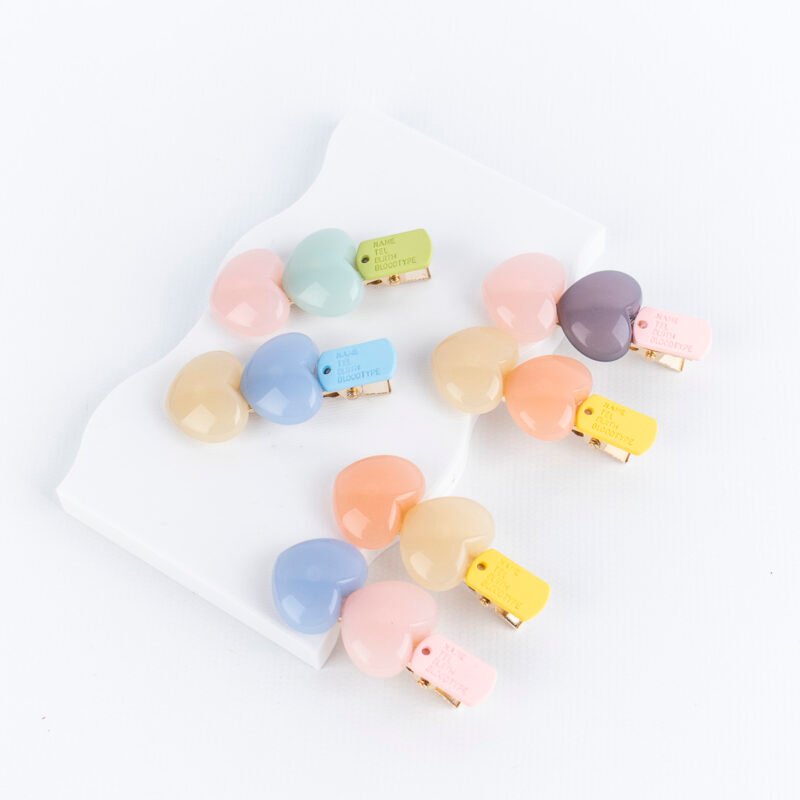 HEBILLAS DE CORAZÓN 2PCS