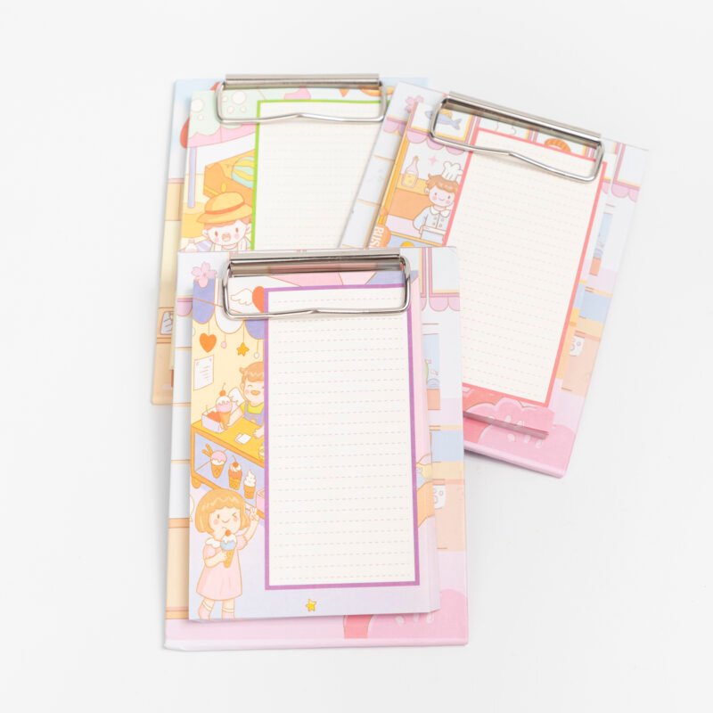 NOTAS ADHESIVAS CON PLACA DE CLIP