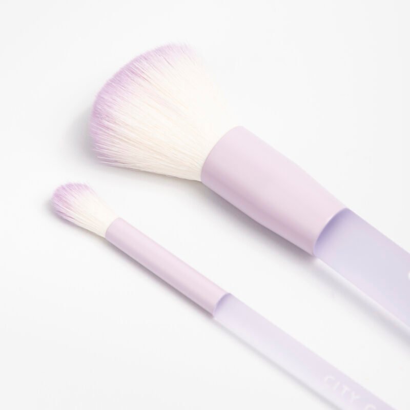 KIT DE BROCHAS PARA MAQUILLAJES 2PCS