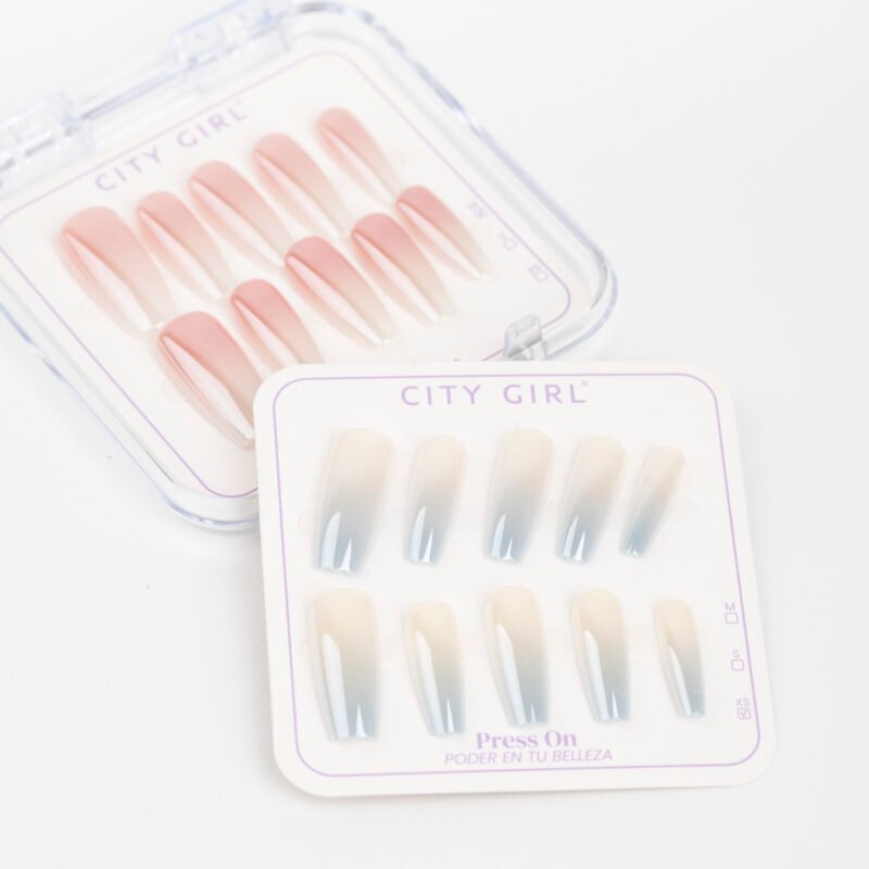 PRESS ON ALMOND CHROME