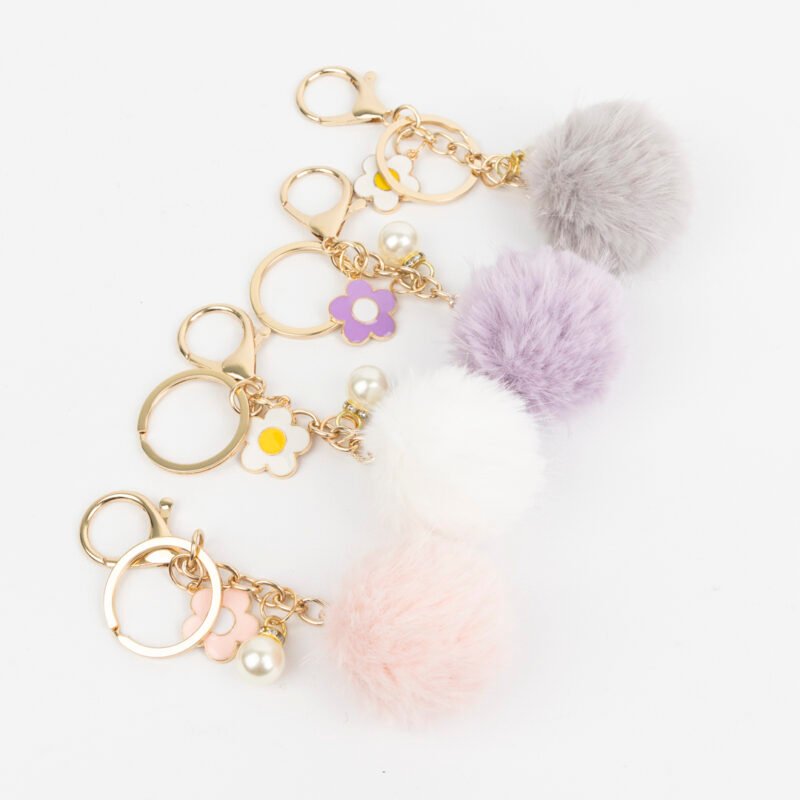 LLAVERO CHARMS POMPON PEQUEÑO