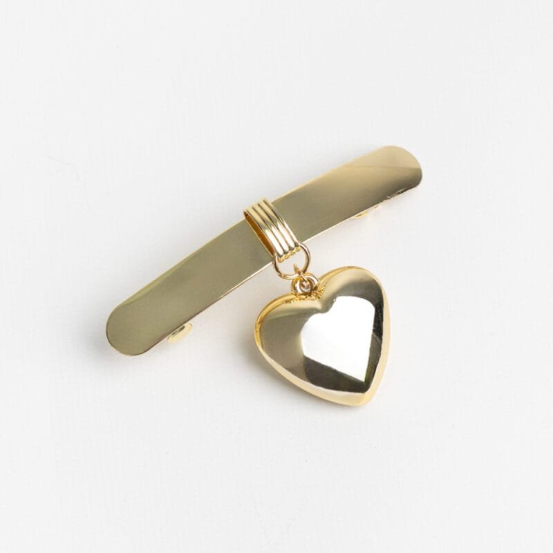 BROCHE DE PELO DORADO